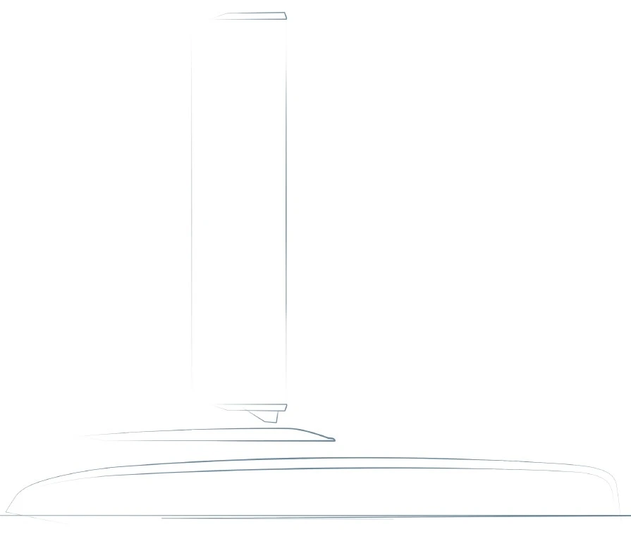 Projet catamaran image de plan d'un catamaran