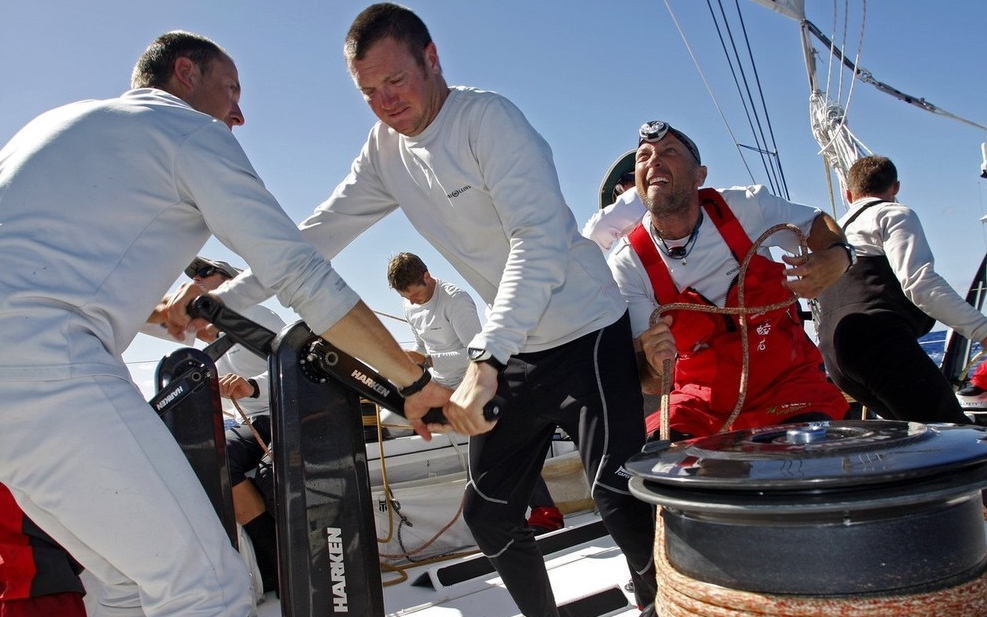 Equipage de course Equipage en manoeuvre